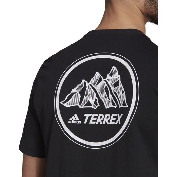 adidas TERREX TX Mountaineering GFX Tee Men, noir