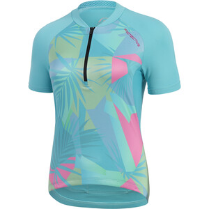 Protective P-Berry Island Jersey SS Femme, turquoise/Multicolore
