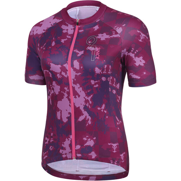Protective P-Blueberry SS Jersey Mujer, rojo/rosa