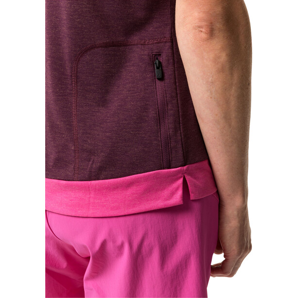 VAUDE Altissimo Q-Zip Kurzarmshirt Damen pink