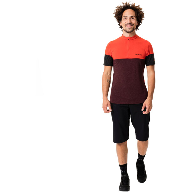 VAUDE Altissimo II Chemise SS Homme, rouge