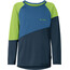 VAUDE Moab Langarm T-Shirt Kinder blau/grün