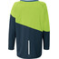 VAUDE Moab Langarm T-Shirt Kinder blau/grün