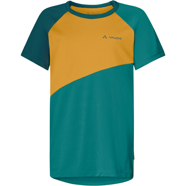 VAUDE Moab II T-Shirt Kinder grün/gelb