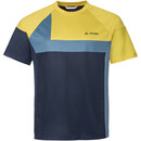 VAUDE Moab VI T-shirt Heren, blauw/geel