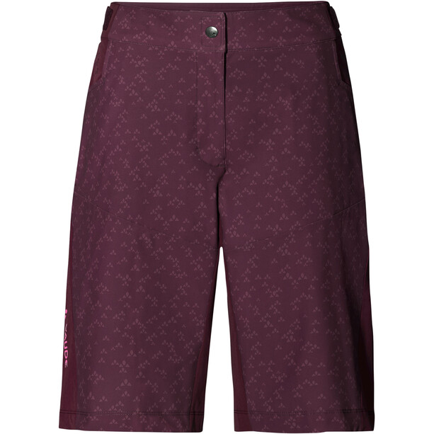 VAUDE Ledro Print Shorts Dames, violet