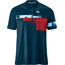 Gonso Avisio Camiseta de ciclismo Half-Zip SS Hombre, azul