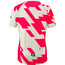 Gonso Besagno kortærmet cykeltrøje med halv lynlås Damer, hvid/pink