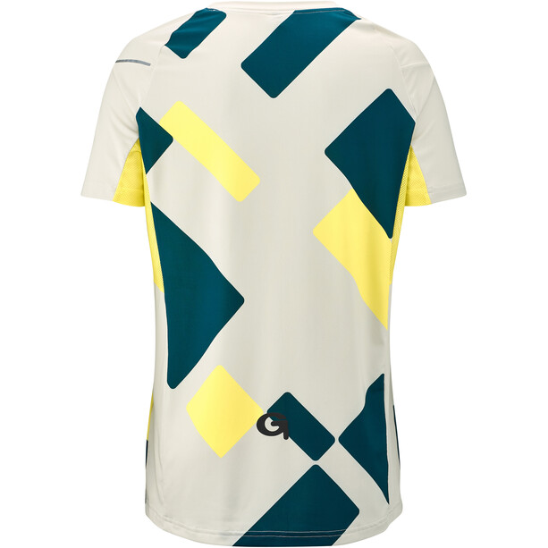 Gonso Presanella Camiseta de ciclismo SS Mujer, blanco/Multicolor