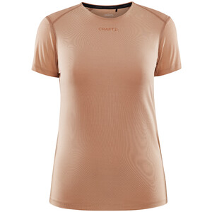 Craft ADV Essence T-shirt Slim à manches courtes Femme, marron marron