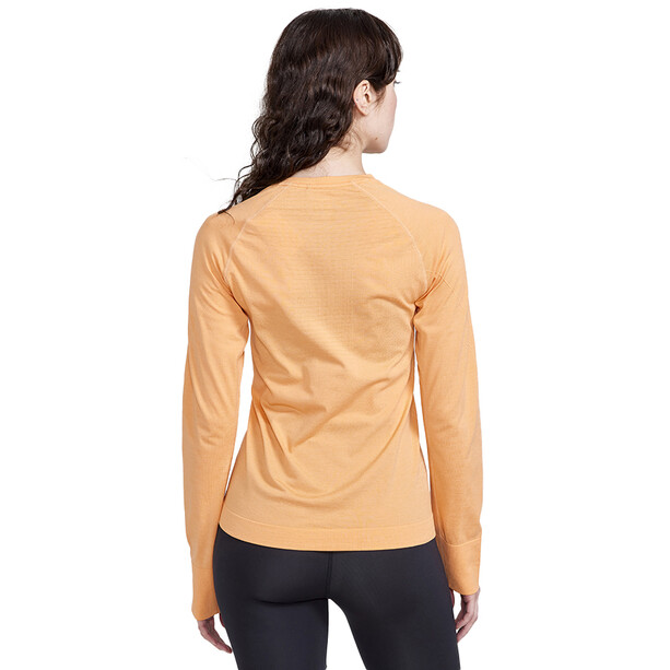 Craft Core Dry Active Comfort Camiseta manga larga Mujer, naranja