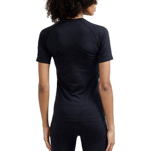 Craft Core Dry Active Comfort Camiseta SS Mujer, negro