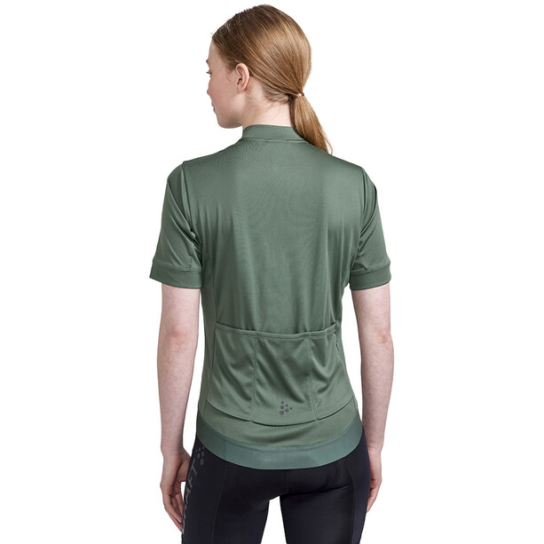 Craft Essence Koszulka rowerowa z zamkiem błyskawicznym Kobiety, zielony