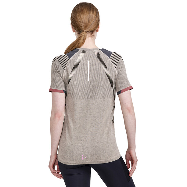 Craft Pro Trail Fuseknit T-shirt Dames, bruin