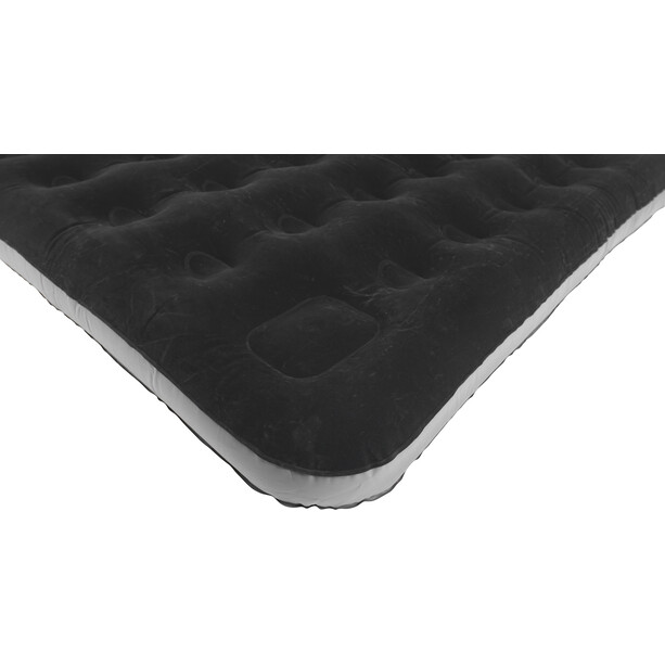 Outwell Classic Lit gonflable avec oreiller et pompe Simple, noir/gris