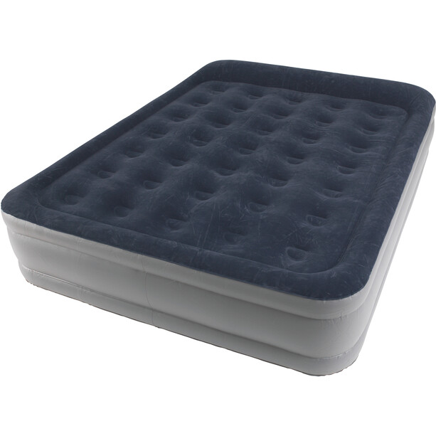 Outwell Superior Air Bed Double with Built-In-Pump - UK, bleu/gris
