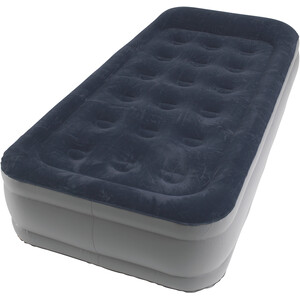 Outwell Superior Air Bed Single with Built-In-Pump, sininen/harmaa sininen/harmaa