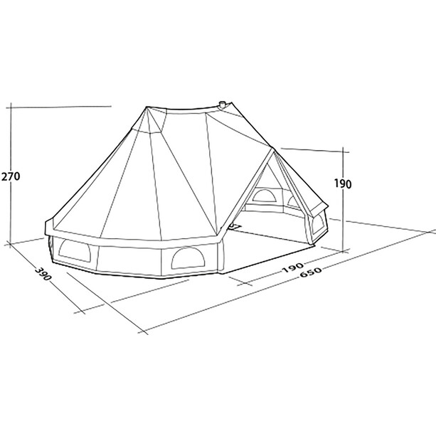 Robens Klondike Twin Tent, beżowy