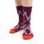 Icebreaker Hike+ Fractured Landscapes Medium crew sokken Dames, violet/rood
