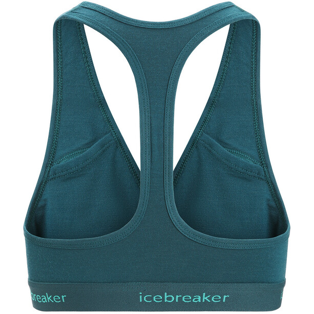 Icebreaker Sprite Racerback Bra Women green glory