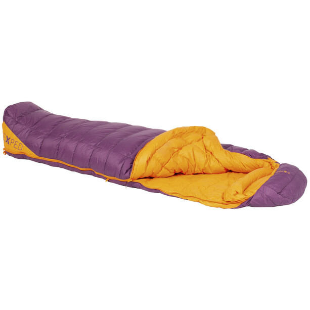 Exped Comfort -10° Śpiwór S Kobiety, fioletowy/pomarańczowy