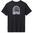 Smartwool Dawn Rise Graphic Camiseta SS Slim Fit, negro