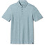 Smartwool Merino Hemp Blend Poloshirt met korte mouwen Heren, blauw