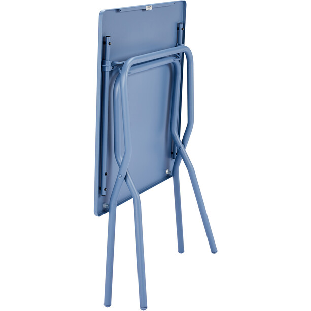 Lafuma Mobilier Balcony Tisch Stahl Oberfläche blau