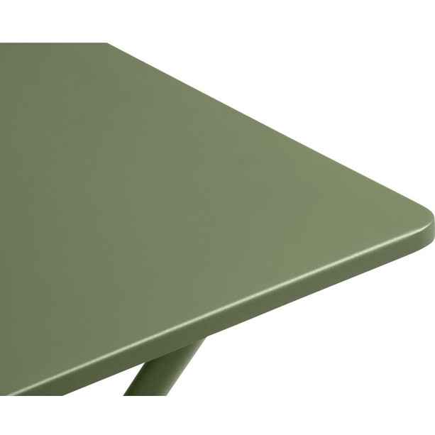 Lafuma Mobilier Balcony Tisch Stahl Oberfläche grün