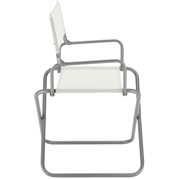 Lafuma Mobilier FGX XL Chaise avec accoudoirs avec Cannage Phifertex, beige/noir