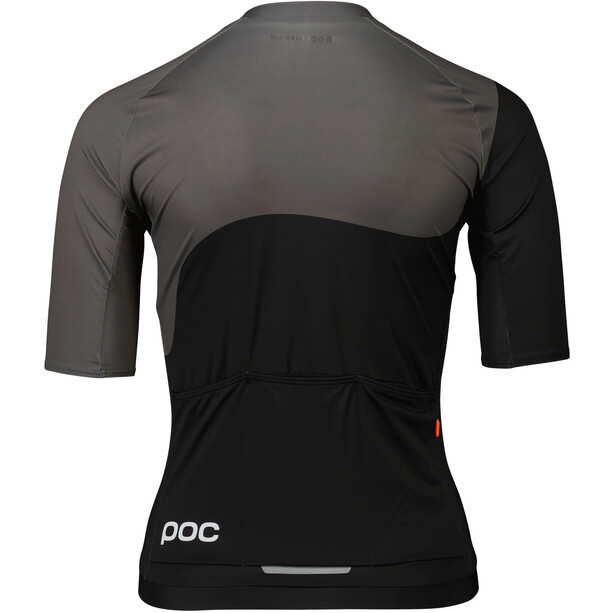 POC Essential Road Print SS Jersey Mujer, negro/gris
