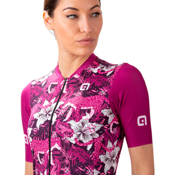 Alé Cycling Hibiscus Jersey SS Femme, violet
