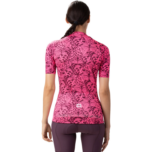 Alé Cycling Papillon Koszulka SS Kobiety, różowy