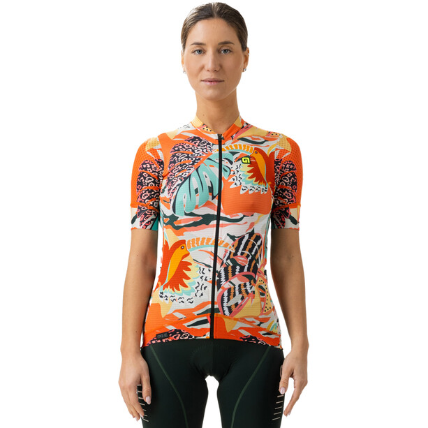 Alé Cycling Rio SS Jersey Mujer, Multicolor