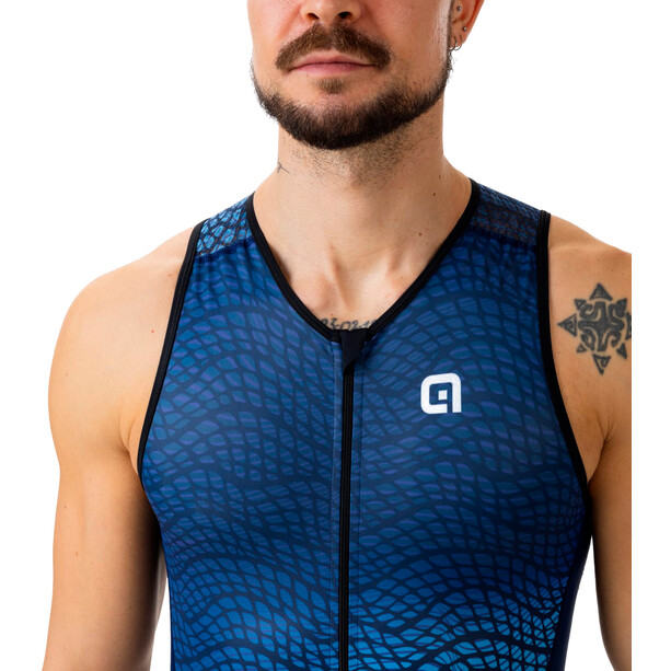 Alé Cycling Triathlon Dive Skinsuit Ärmellos Herren blau
