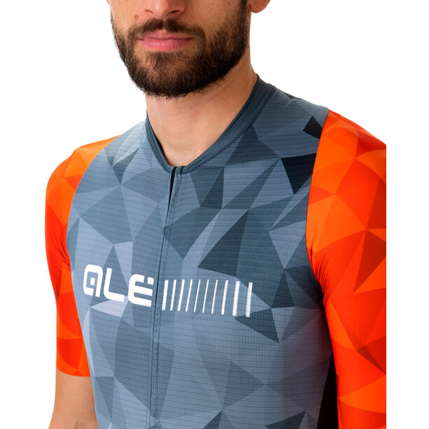 Alé Cycling Valley Jersey SS Homme, noir/gris
