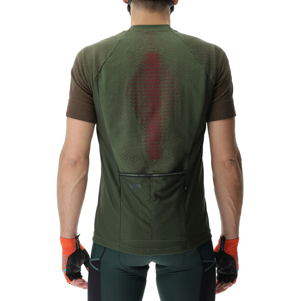 UYN Grit OW Chemise à manches courtes pour cyclistes Homme, vert