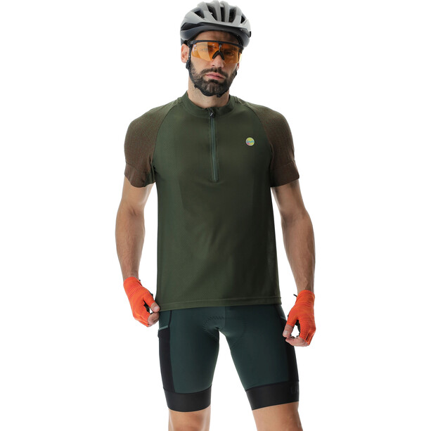 UYN Grit OW Chemise à manches courtes pour cyclistes Homme, vert