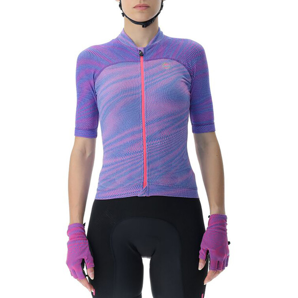 UYN Wave Biking Short Sleeve Shirt Women vibrant purple