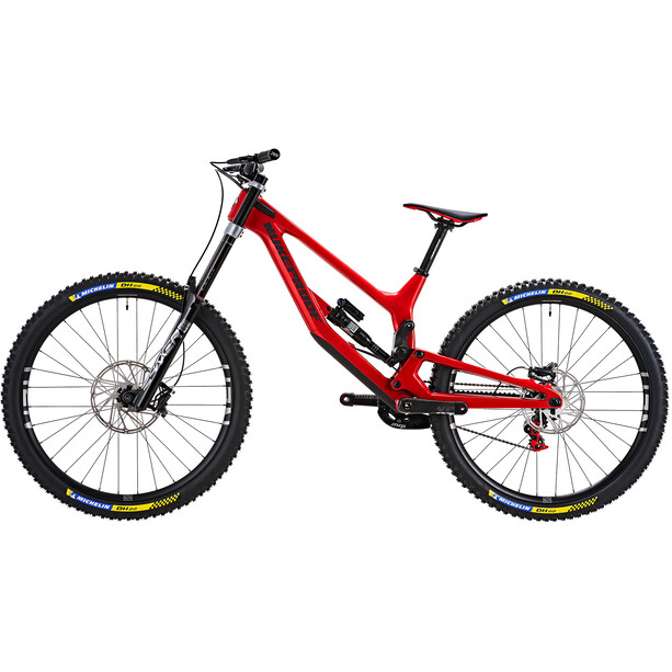 Nukeproof Dissent 290 RS Carbon, rood