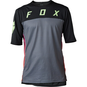 Fox Defend CEKT Jersey met korte mouwen Heren, zwart/grijs