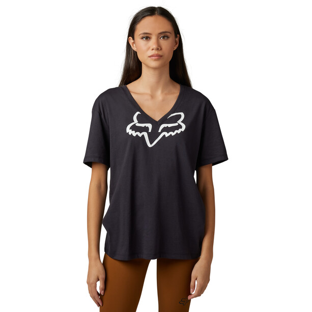 Fox Boundary Camiseta SS Mujer, negro