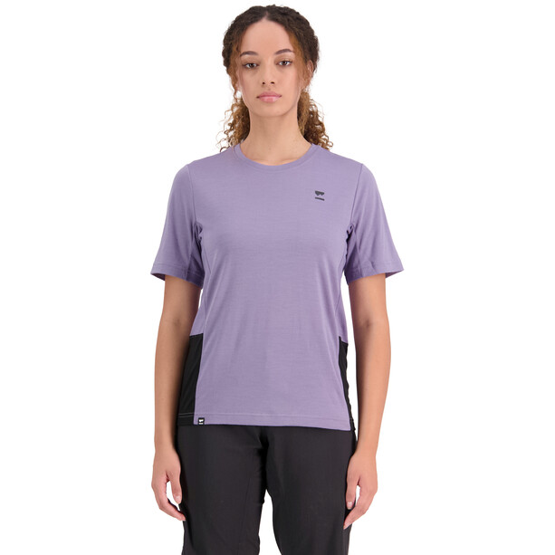 Mons Royale Tarn Merino Shift SS-skjorte Damer, violet