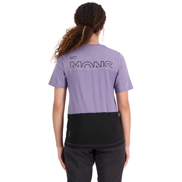 Mons Royale Tarn Merino Shift SS-skjorte Damer, violet