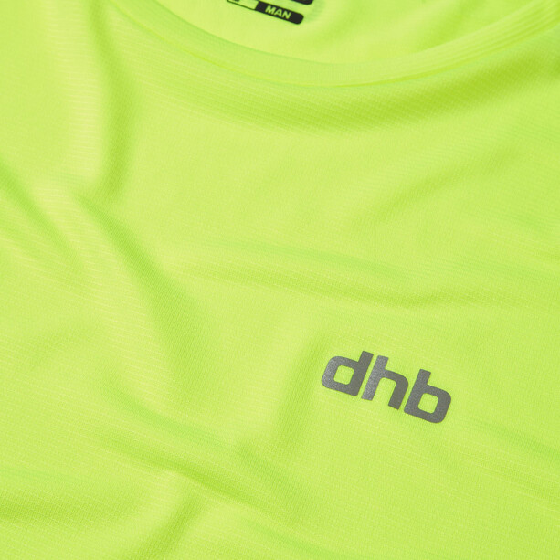 dhb Run 2.0 Shirt met korte mouwen Heren, geel