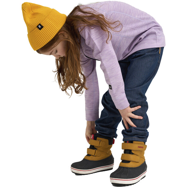 Reima Reissari Beanie-Mütze Kinder gelb