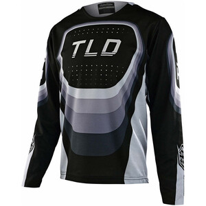 Troy Lee Designs Sprint LS Jersey Youth, negro/gris negro/gris