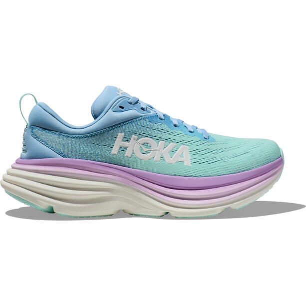 Hoka One One Bondi 8 Running Shoes Women airy blue/sunlit ocean