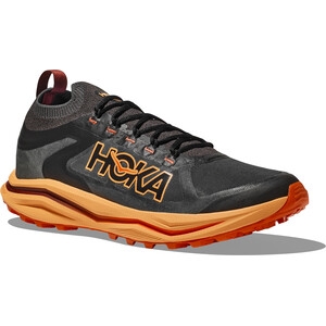 Hoka One One Zinal 2 Trail Running Schuhe Herren schwarz/orange