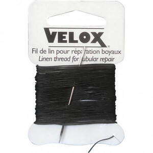 VELOX Leinengarn für Schlauchreifen-Reparatur schwarz schwarz